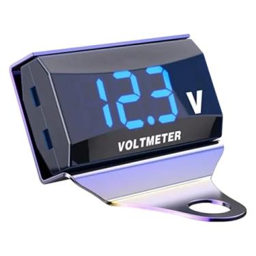 Imagem de YWMJZEU Voltímetro para bateria de bicicleta elétrica, preto, de alto desempenho, para peças de reposição, 12-150V, preciso e com leitura nítida.