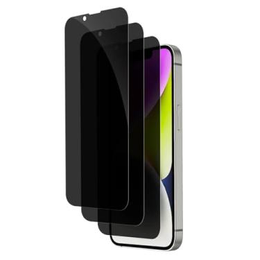 Imagem de Para iPhone 16e, 3 PCs Anti Spy Vidro Temperado Protetor de Tela Filme de Privacidade