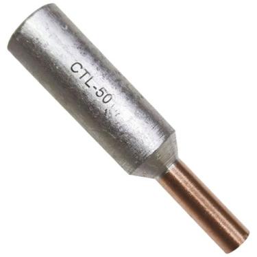 Imagem de Terminal Pino Bimetálico de Compressão para Cabo de Alumínio de 50mm C