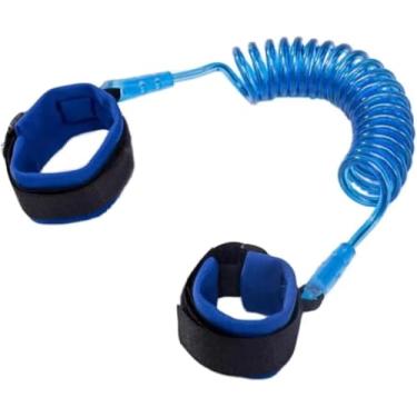 Imagem de Pulseira Anti-Perda Guia de Segurança Infantil de 1.5 Metros | Guia com Fio de Aço Inoxidável e Fechamento Ajustável | Pulseira de Segurança para Crianças em Locais Públicos Shopping e Viagem