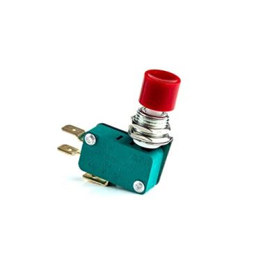 Imagem de Peças de reposição Interruptores industriais DS-438 DS-438 Momentary Red/Green Push Button Actuator Micro Limit Switch 12mm Push Button Switch 6,3 mm