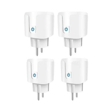 Imagem de Tomada Inteligente WiFi EU 16A 20A Com Monitor De Energia, Temporizado