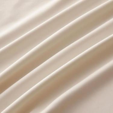 Imagem de Sewdudely Tecido de microfibra da The Yard, 147 cm de largura tecido de forro marrom para costura, cortinas, roupa de cama, roupas, artesanato DIY (5 jardas)