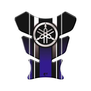 Imagem de Adesivo Protetor De Tanque Moto Yamaha Diapasão Azul