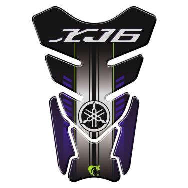 Imagem de Protetor De Tanque Adesivo Moto Yamaha Xj6 Azul Azul