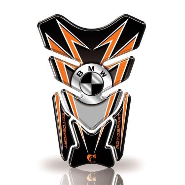 Imagem de Protetor De Tanque Adesivo Moto Bmw -Motosport Laranja