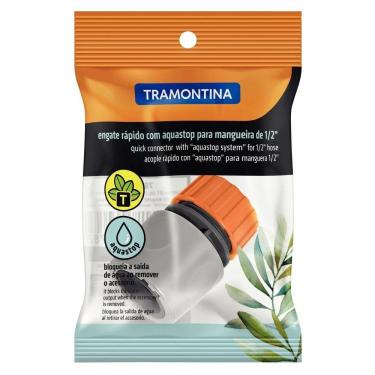 Imagem de Engate Rapido Com Aquastop Para Mangueira 1-2 - Tramontina