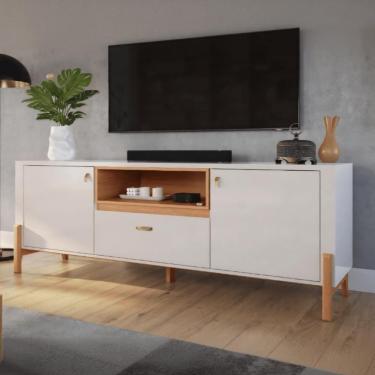 Imagem de Rack Sala Inglaterra Off White New-jequitiba