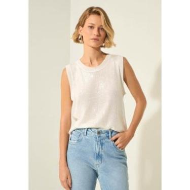 Imagem de Blusa Em Malha Tricô Com Aplicações De Paetês-Feminino