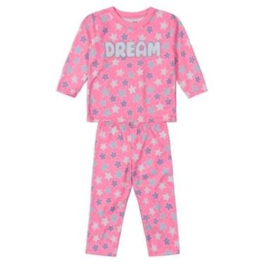 Imagem de Pijama infantil menina de estrelas Brandili-Feminino