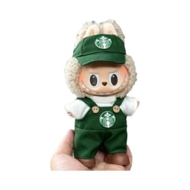 Imagem de Boneco Labubu Com Acessórios De Roupa De Trabalho E Cosplay: Hambúrgue