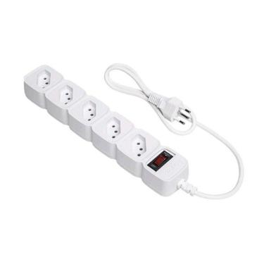 Imagem de Filtro de Linha 5 Tomadas Branco EPE 205 BR Intelbras 4824200