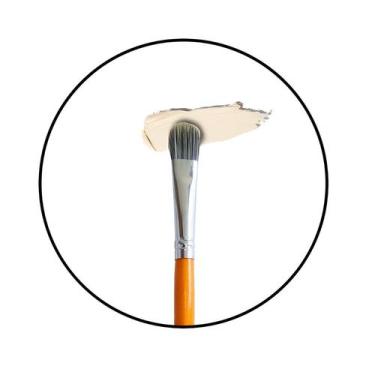 Imagem de Pincel Língua de Gato para Corretivos Brown Line 29 Klass Vough