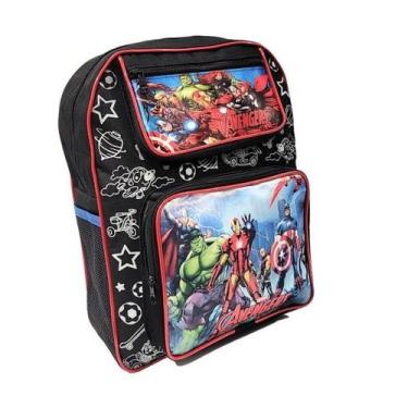 Imagem de Mochila De costas escolar Infantil Personagens Grande Menino - sem mar