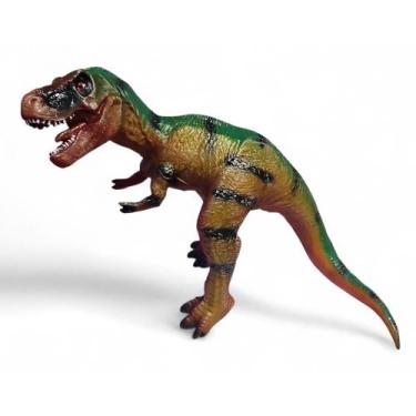 Imagem de Boneco Vinil Dinossauro Grande Som e Luz T-Rex Tiranossauro - Jr Toys,