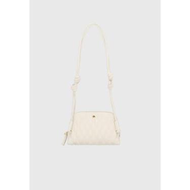 Imagem de Bolsa Média Couro Matelassê Off White Luiza Barcelos-Feminino