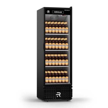 Imagem de Visa Cooler Cerveja 570 Litros Porta De Vidro Aquecido Preto/branco (interno Galvanizado) VCCE570PV 220V Refrimate