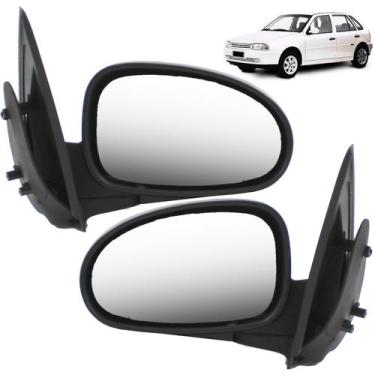 Imagem de PAR Retrovisor Gol G2 1995 1996 1997 1998 1999 4 Portas Sem Controle -
