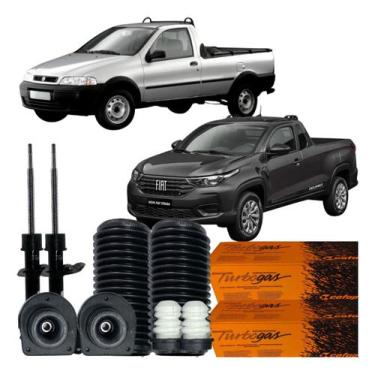 Imagem de Par Amortecedor Dianteiro Coxim Coifa Batente Fiat Strada - COFAP