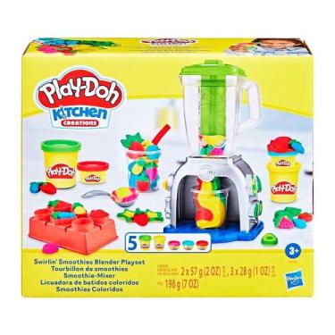 Imagem de Conjunto Massinha Play-Doh Liquidificador Smoothies Coloridos com 5 Po