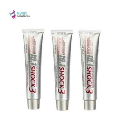 Imagem de Kit Nutra Hair Shock3 Leave In Finalizador Protetor Multifuncional 3un
