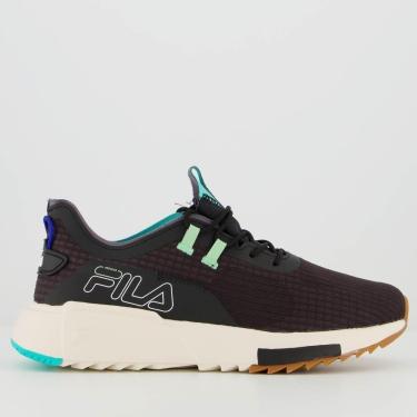 Imagem de Tênis Fila F Virtuous Preto e Verde-Masculino