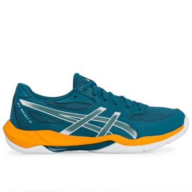 Imagem de Tênis Asics Gel Rocket 12 Verde e Laranja-Masculino