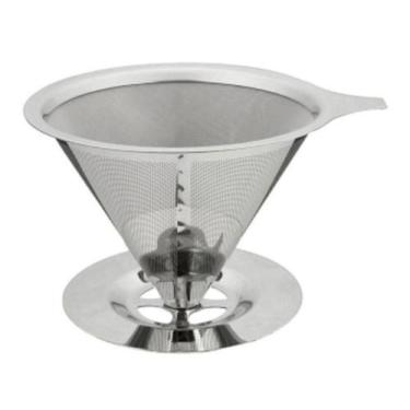 Imagem de Coador De Cafe Aço Inox Reutilizavel Ecologico grande - SHOPMIX
