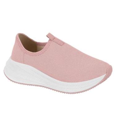 Imagem de Tenis molekinha lycra ref 2577.100.20703 feminino, Rosa, 33