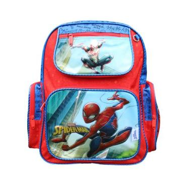 Imagem de Mochila escolar homem aranha reforçada azul para costas 2025 - Chenson