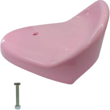 Imagem de Selim Assento Banco Para Triciclo Infantil Nathor, Rosa claro
