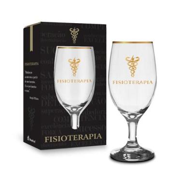 Imagem de Taça Vidro Windsor Curso Fisioterapia Presente Formando - Brasfoot