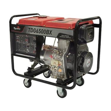 Imagem de Gerador de Energia À Diesel TDG6500BX Toyama Vermelho