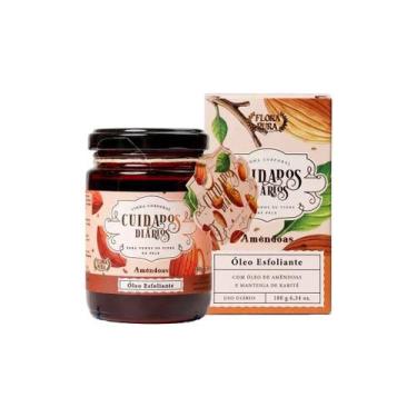 Imagem de Óleo Esfoliante Corporal de Amêndoas 180g Cuidados Diários - Flora Pur