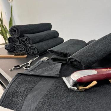 Imagem de Kit 10 Unidades - Toalha de Rosto KazzaVip Felpuda 100% Algodão Linha 