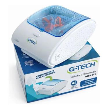 Imagem de Inalador Compressor Com Fonte Bivolt Tecnologia Superflow Plus Dc1 G-t