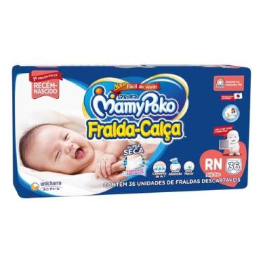 Imagem de Fralda-Calça Mamypoko RN 36un Cuidado Real Super Absorção 5k