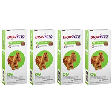 Imagem de Bravecto Anti Pulgas e Carrapatos - Comprimido mastigável 500 mg - Para cães com 10-20kg - Pack com 4 Unidades
