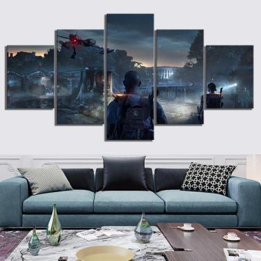 Imagem de Quadro Decorativos Jogos Walpaper com 5 peças 130x65 m12
