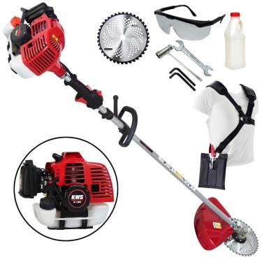 Imagem de Roçadeira Premium Lateral Kawashima KW3300T 12000 Rpm 32.6cc Resistente Ideal para Manutenção de Jardins, Praças e Rodovias