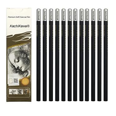 Imagem de Lápis de esboço, pinturas artísticas, lápis de madeira, lápis profissionais, 12 peças (super macio)