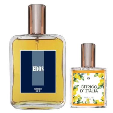 Imagem de Perfume Masculino Eros 100ml + Cítricos D'italia 30ml - Essência Do Br