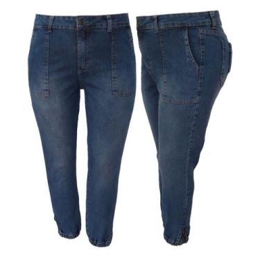 Imagem de Calça Jeans Feminina Jogger Plus Size - Razure