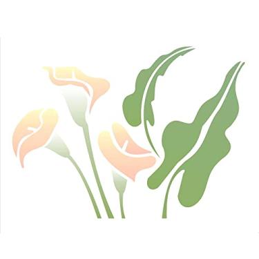 Imagem de Stencil de Acetato para Pintura OPA Simples 20 x 25 cm - 1326 Flor Copo de Leite