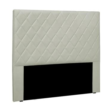 Imagem de Cabeceira Decorativa King Size 1,95m Tàzio Veludo Prata