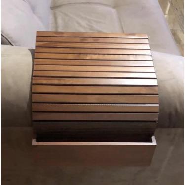 Imagem de Kit 1un Esteira Bandeja Porta Controle E 1un Reta Filetada Madeira