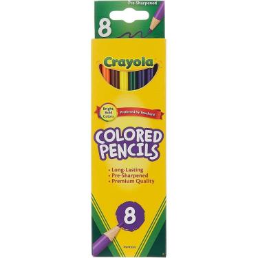 Imagem de Conjunto Crayola De 8 Lápis Coloridos Não Toxico
