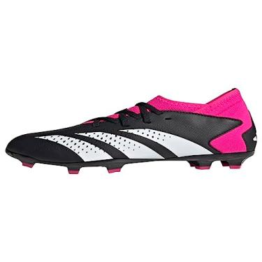 Imagem de adidas Chuteiras de futebol unissex Predator Accuracy.3 Firm Ground, Preto/Branco/Team Shock Pink, 15