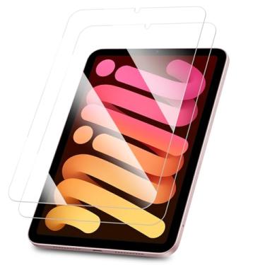 Imagem de Fintie Protetor de tela de vidro temperado para iPad Mini 6ª geração (modelo 2021) 8,3 polegadas – Antiarranhões premium HD transparente, dureza 9H sem bolhas e compatível com capas, compatível com Ap