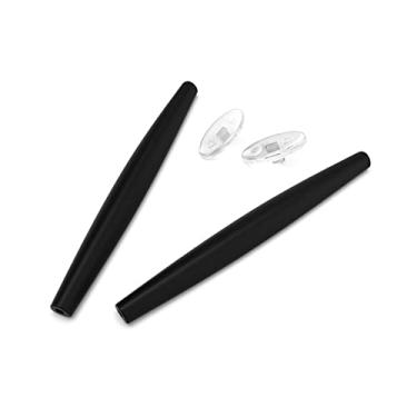 Imagem de Vaep Orelhas de substituição e almofadas de nariz para óculos de sol Oakley Crosshair S/Crosshair 1.0 2005 - Preto